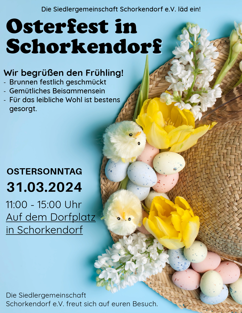 1. Osterfest SG Schorkendorf