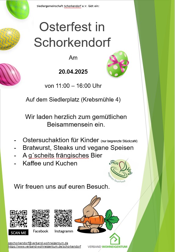 2. Osterfest SG Schorkendorf