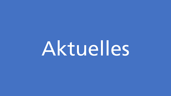 Themenbild: Aktuelles