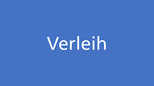 Themenbild: Verleih