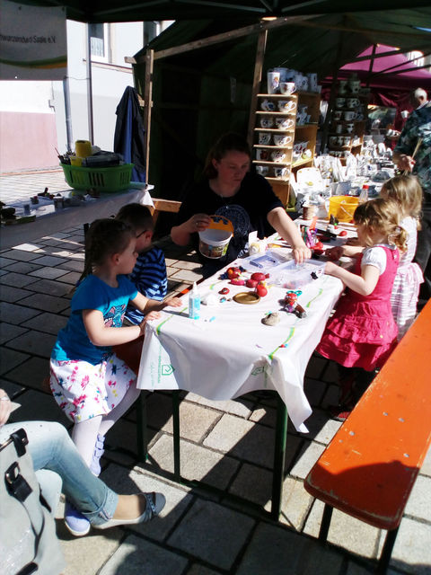 beim Frühjahrsmarkt