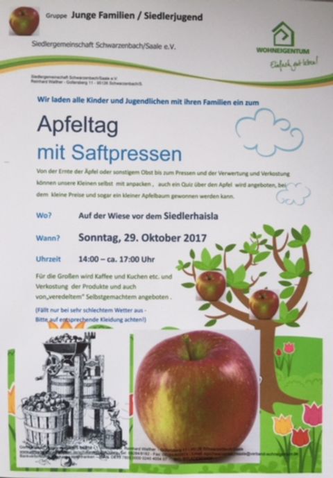 kleiner apfeltag