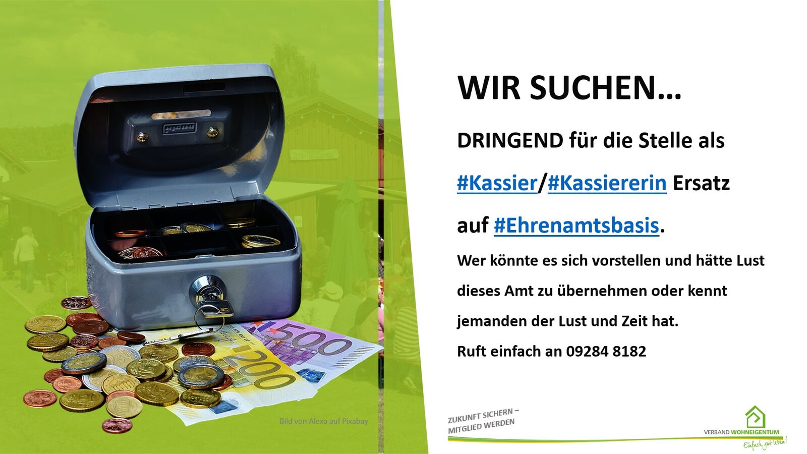 kassier gesucht