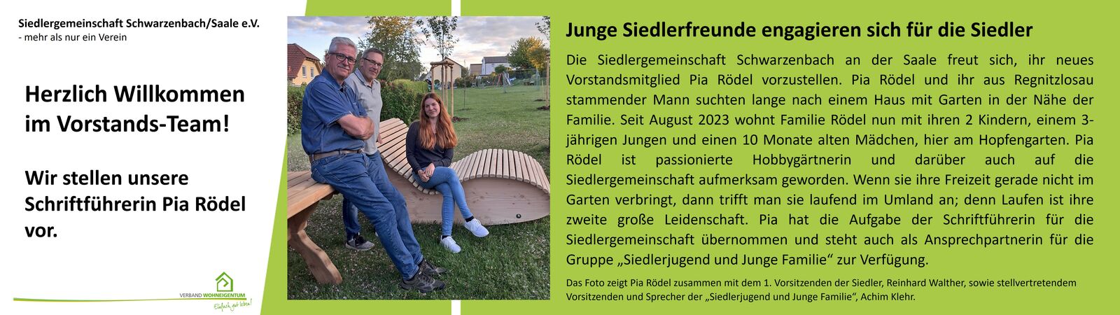 Schriftführerin Pia Rödel