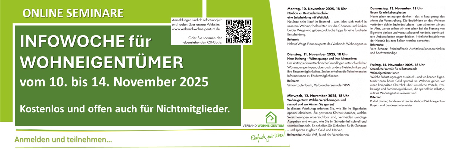 infowoche wohneigentümer