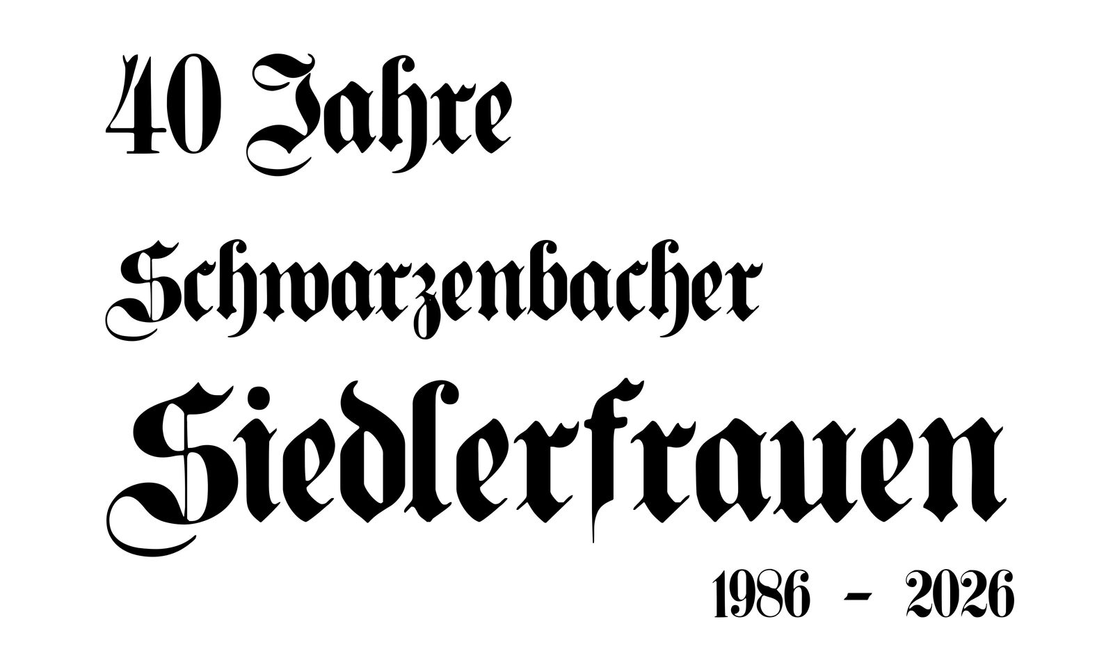 40 Jahre SF logo