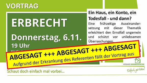 Themenbild: erbrecht absage