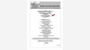 Siedlerinfo März 2026 Seite 1