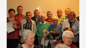 Ehrung langjähriger Mitglieder