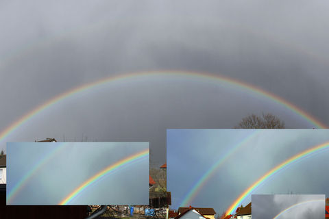 Doppelter Regenbogen