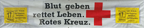 Blut geben rettet Leben.