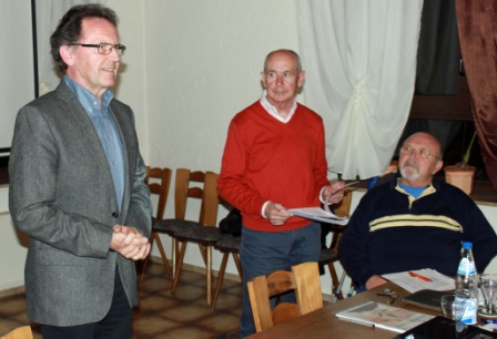 Peter Sitte überbrachte die herzlichsten Grüße der Kreisgruppe Neckar/Odenwald