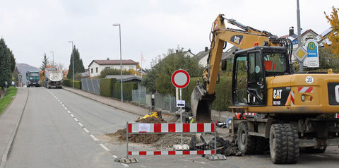 Vollsperrung der Ortsdurchfahrt Heinsheim