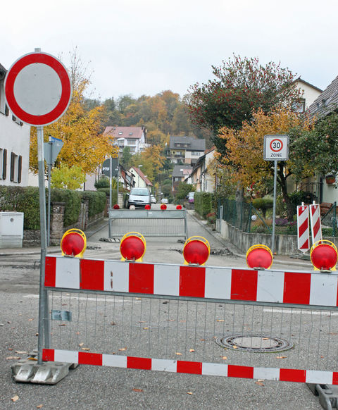 Vollsperrung der Ortsdurchfahrt Heinsheim