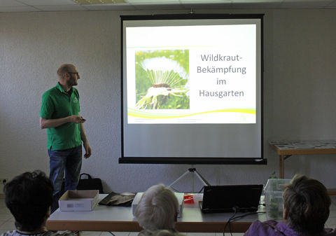 Gärtnern ohne Gift - Vortrag zum Thema Unkrautbekämpfung des Verband Wohneigentum Heinsheim am Neckar