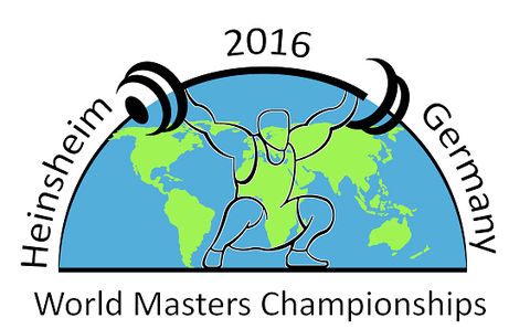 Logo der World Masters Weightlifting Championships Heinsheim 2016