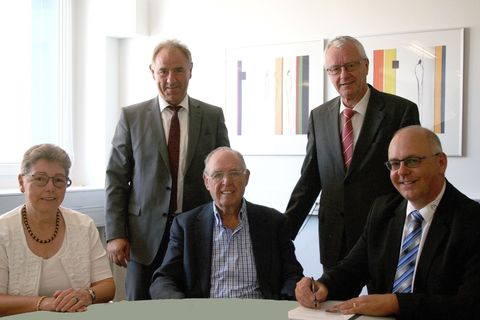 Vertragsunterzeichnung des Kooperationsvertrages zwischen dem VdK e.V. und dem Verband Wohneigentum Baden-Württemberg e.V