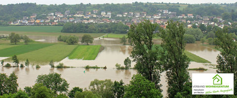 Abfliesendes Hochwasser in 2013