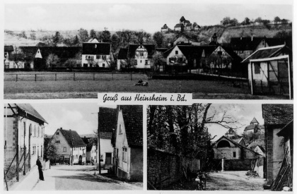 Postkarte Heinsheim in Baden