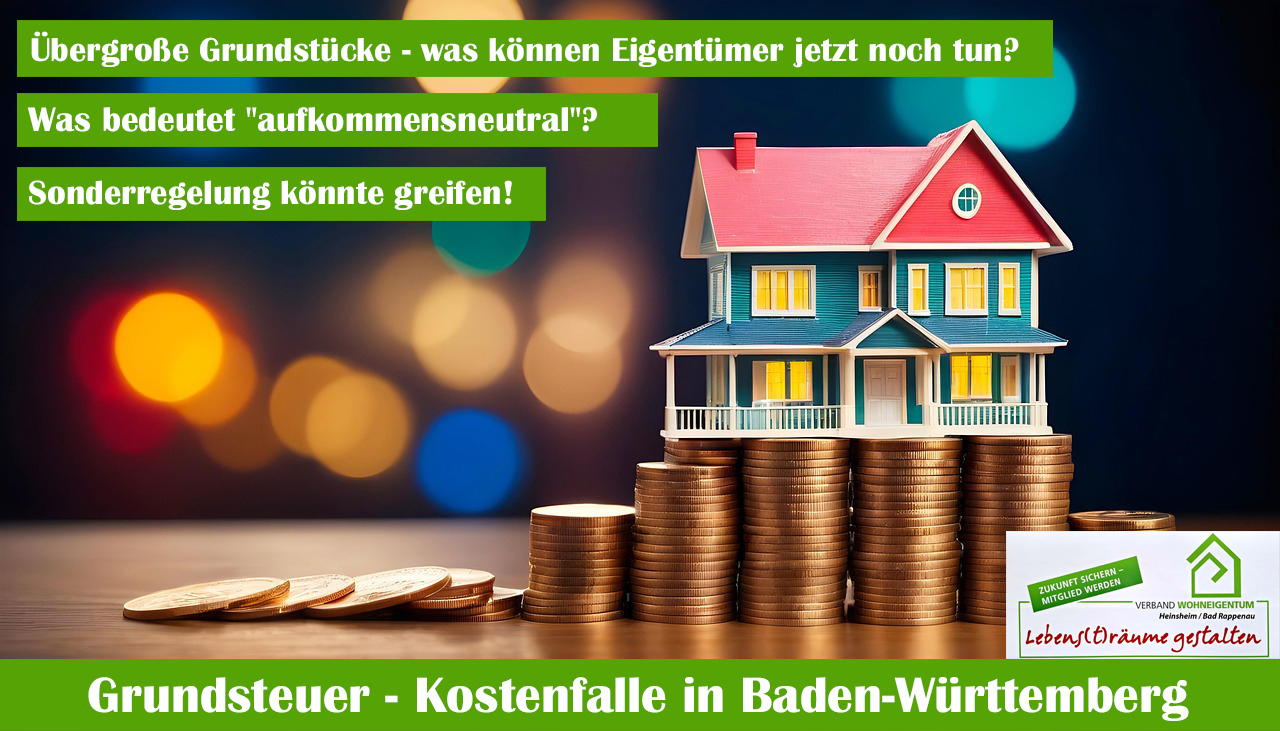 Grundsteuer - Kostenfalle in Baden-Württemberg