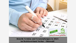 Aktuelle Termine und Veranstaltungen des Verband Wohneigentum 