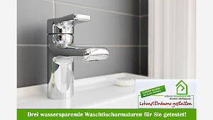 Wassersparende Waschtischarmaturen