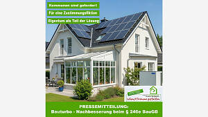 PRESSEMITTEILUNG: Bauturbo - Nachbesserung beim § 246e BauGB
