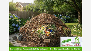 Gartenkino: Kompost richtig anlegen - Der Komposthaufen im Garten