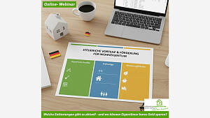Online - Webinar: Steuerliche Vorteile für selbstnutzende Wohneigentümer und -eigentümerinnen