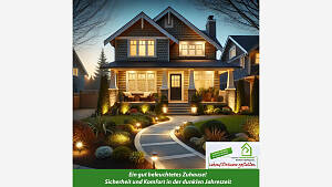 Außenleuchten sorgen für mehr Sicherheit rund ums Haus