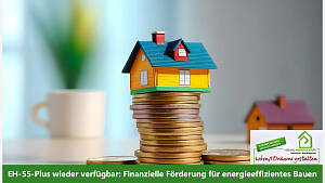Klimafreundlich bauen mit EH-55-Plus: Förderprogramm neu aufgelegt