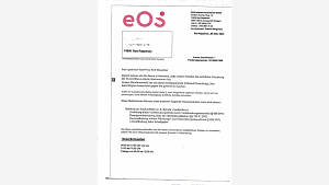 EOS KSI warnt vor Betrugswelle mit gefälschten Inkasso-Schreiben