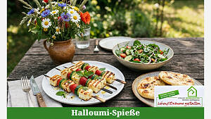 Halloumi-Spieße