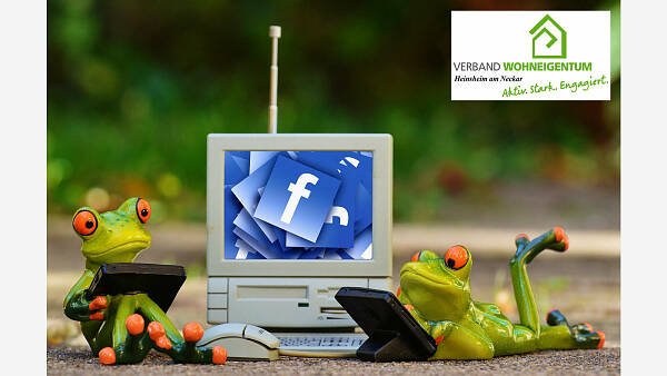 Themenbild: Wir bei Facebook