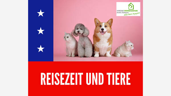 Themenbild: Reisezeit und Haustiere Themenbild: Reisezeit und Haustiere