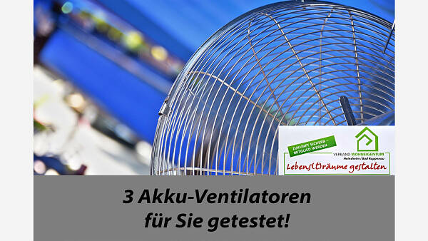 Themenbild: Akku-Ventilatoren