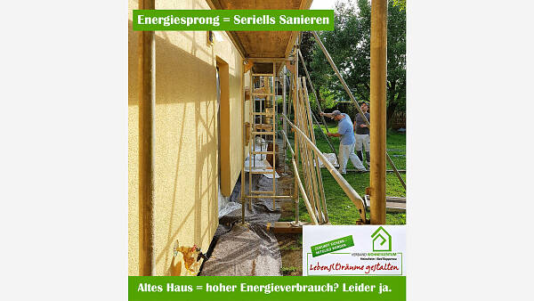 Themenbild: Serielle energetische Gebäudesanierung im Einfamilienhausbestand Themenbild: Serielle energetische Gebäudesanierung im Einfamilienhausbestand