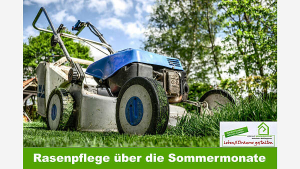 Themenbild: Rasenpflege über die Sommermonate