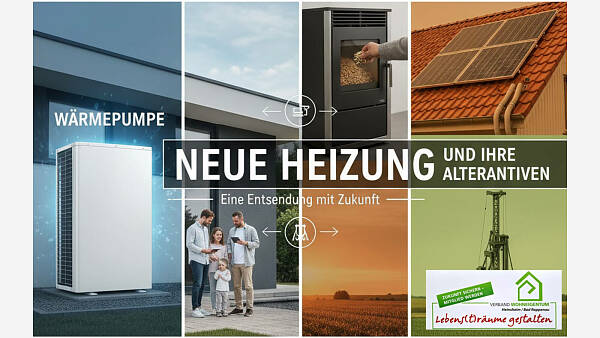 Themenbild: Heute zweiter Tag der "Online-Woche fürs Wohneigentum": "Neue Heizung - Wärmepumpe und ihre Alternativen" Themenbild: Heute zweiter Tag der "Online-Woche fürs Wohneigentum": "Neue Heizung - Wärmepumpe und ihre Alternativen"