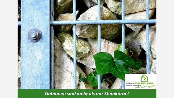 Themenbild: Gabionenmauer - mehr als ein aufgerichteter Steinkorb Themenbild: Gabionenmauer - mehr als ein aufgerichteter Steinkorb
