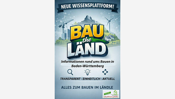 Themenbild: "Bau the Länd" die neue Wissensplattform