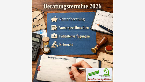 Themenbild: Beratungstermine 2026