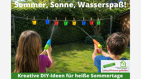 Themenbild: Lustige Wasserspiele für Kinder