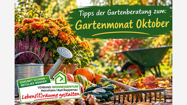 Themenbild: Gartenmonat:  Oktober