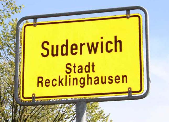 Ortsschild Suderwich