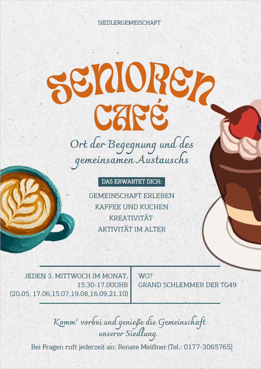 Einladung Senioren-Cafe