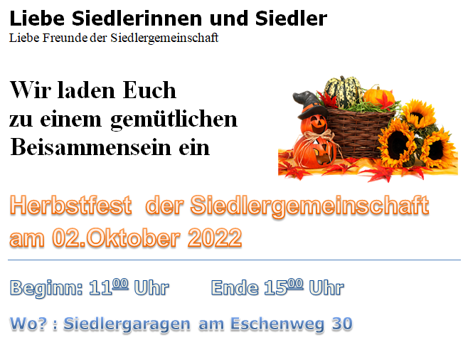 Herbstfest 2022