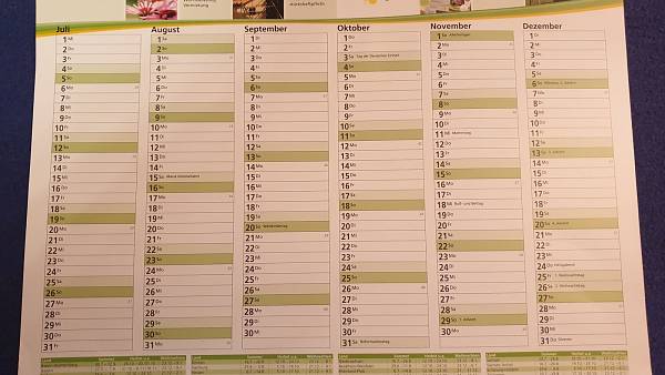 Themenbild: Kalender Themenbild: Kalender