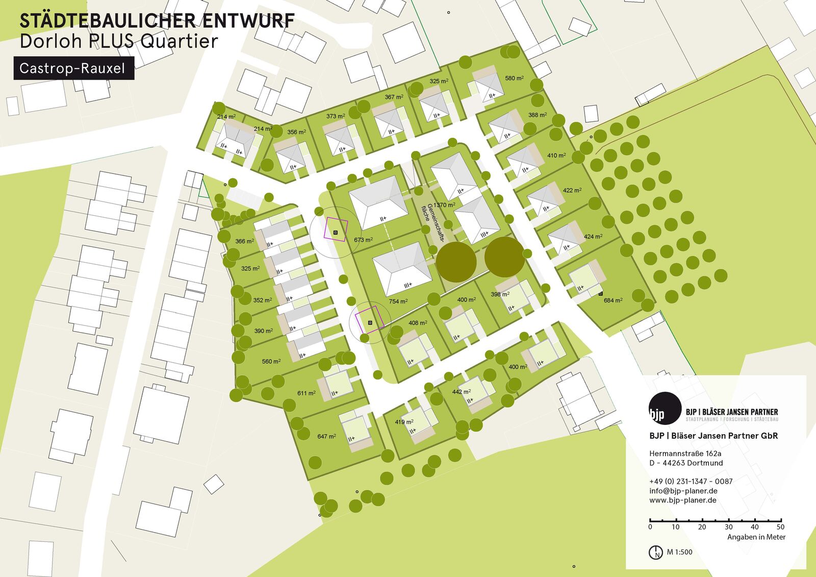 Lageplan Wohngebiet Dingener Straße