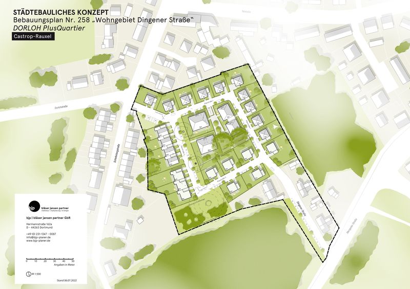 Planungsentwurf Baugebiet Zechenplatz